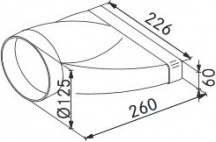 Franke 112.0040.359 Raccordo Rettangolare e Circolare per Cappa Aspirante