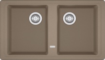 Franke 114.0490.337 Lavello Cucina 2 Vasche 86 cm Fragranite Boston Oyster