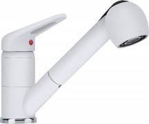 Franke 115.0470.669 Rubinetto Cucina Monocomando Canna Bassa Novara Plus Bianco