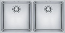 Franke 127.0525.283 Lavello Cucina 2 Vasche 86 Cm Acciaio Inox Maris Acciaio