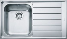 Franke 85863202 Lavello Cucina 1 Vasca da Incasso con Gocciolatoio Dx 86 cm Inox NEX 211