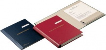 Fraschini 600B Document Folder 600 Finta Pelle Blu 340 X 240 mm