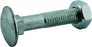 Friulsider 20100B1003500 Bullone Zincato Testa Tonda T.T.Q.S.T.D.E. 10x35