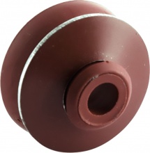 Friulsider 453760AU0560C Rondella Per Tirafondo In Alluminio Rosso Siena 100 Pezzi
