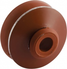 Friulsider 453760BK0560C Rondella Per Tirafondo In Alluminio Rosso Tegola