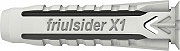 Friulsider 60070006030 Tasselli in Nylon � 6 mm L. 30 mm cf 100 Pz  X1 Evo