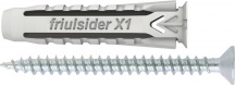 Friulsider 60071B10050 Tasselli in Nylon � 10 mm L. 50 mm � 6 mm L. 60 mm Cf da 25 Pz X1 Evo