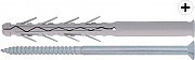 Friulsider 64102B10100 Tasselli in Nylon � 10 mm L. 100 mm Cf da 50 Pz  TUP4