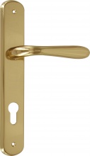Frosio Bortolo A115L01 Maniglia Porta con Placca 40 x 245 mm  Serie Goccia