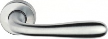 Frosio Bortolo A115XL6ZRTS59XX Mezza Maniglia Goccia Cr.Sat. con Ros Tonda Sx Pezzi 4