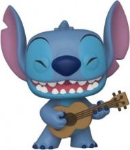 Funko 55615 Pop! Disney: Stitch With Ukulele Disney: Lilo & Stitch Action Figure 3+