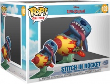 Funko 55620 Pop! Rides Super Deluxe: Disney Stitch Rocket Disney: Lilo & Stitch