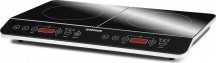 G3 Ferrari G10047W0 Fornello Elettrico Induzione 2 Fuochi 3500W NeroSilver
