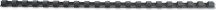 GBC 4028174 Confezione 100 Dorsi Plastici 8mm Nero