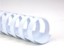 GBC 4028198 Confezione 100 Dorsi Plastici 14mm Bianco
