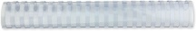 GBC 4028204 Confezione 50 Dorsi Plastici 32mm Bianco