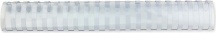 GBC 4028206 Confezione 50 Dorsi Plastici 45mm Bianco