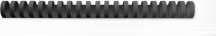 GBC 4028602 Confezione 100 Dorsi Plastici 22mm Nero