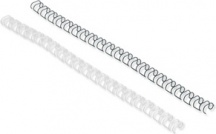 GBC IB165221 Confezione 100 Dorsi Metallici 10mm Nero