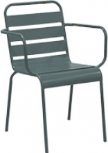 GDLC FLY COLORS GRI Sedia per Esterni Acciaio 52x56x82 cm Grigio Fly Colors