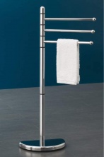 GEDY 0000HI311300000 Porta Asciugamani Piantana Porta salviette bagno Terra Acciaio HI3113