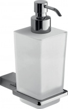 GEDY 388113 Dispenser Sapone muro Portasapone Liquido Vetro e Cromo -  3881 G.Kansas