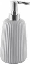 GEDY MK8008 Dispenser Sapone Bagno Portasapone Porta sapone Liquido Grigio