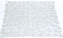 GEDY TADO4010030 Tappetino quadro per doccia 540x570x7 mm Trasparente River