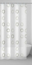 GEDY TVI 1333 2430 Tenda doccia 240x200 cm PEVA Grigio  G-Nidi