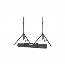 GEMINI St Pack Supporto Casse Pavimento 2 metri  colore Nero