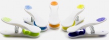 GHIDINI 0257 Molle chiudi sacchetto Multicolore confezione 6 pezzi - Daily