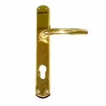GHIDINI 55744088501 Maniglia Milena Ottone Lucido Placca 8x85 Yale