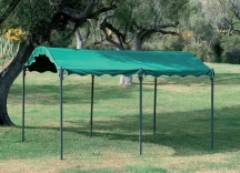 Giardini del Re CARPORT 3X4 Gazebo Auto Tenda Garage Moto Bici 3x4 mt Verde Car Port
