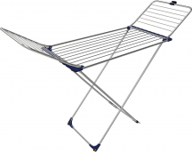 GIMI 159135 Stendibiancheria da pavimento Acciaio inox 167x56x91 cm Max