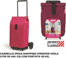 GIMI GM025820 Carrello Spesa Sprinter Viola