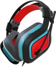 GIOTECK HC9NSW-11-MU HC9 Cuffie Gaming, a Padiglione, Cablato, Rosso
