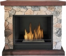 GMR 542271 Camino a Bioetanolo 1 Bruciatore 90 x 30 x 81 cm  Sasso
