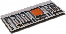 GOLLINUCCI 783 Portaposate per cassetto in plastica colore grigio