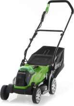 GREENWORKS G48LM36K2 Tagliaerba a Batteria Elettrico Tosaerba 48V Sacco 40 Litri