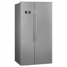 GRF 3S83641S Frigorifero Americano Side by Side 445 Lt Classe E No Frost Argento