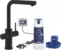 GROHE 30579KF0 Miscelatore Cucina Sistema Depurazione Black  Blue Pure Vento