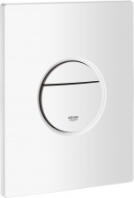GROHE 38765SH0 Placca Comando per Cassetta Risciacquo 2 Pulsanti Bianca