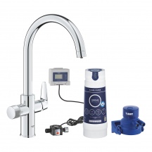 GROHE Blue Pure BauCurve Rubinetto lavello monocomando  filtro 5 fasi