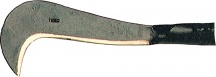 G.Santo 1140 1008 Roncola falce in acciaio con manico a tubo lunghezza 40 cm art.11