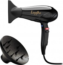Ga.Ma A21.LEGGERO.NR Phon Asciugacapelli 2100 Watt 2 Velocit� col Nero  Leggero