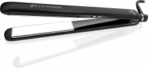 Ga.Ma GI2513 Piastra per Capelli Potenza Trafile in Titanio Cavo Girevole Nero