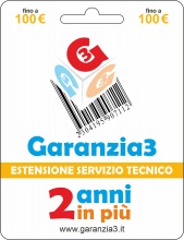 Garanzia 3 G2PDIT100 Estensione del Servizio Tecnico 2 Anni Fino A 100,00 Euro