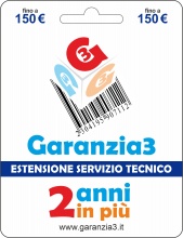 Garanzia 3 G2PDIT150 Estensione del Servizio Tecnico 2 Anni Fino A 150,00 Euro