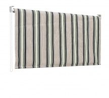 Garden Friend T1372028D Tenda da sole a caduta 250 x 200 cm Righe verde