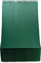 Garden Friend T1372911A Tenda Sole Porta Con Anelli Verde Unito 300x140cm
